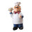 White Resin Chef Kitchen Table Centrepiece Home Cake Shop Decoration (1Pcs) 5