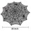 Spider Web Lace Skeleton Skull Tablecloth Black Fireplace Halloween Decor 4