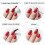 Adesivi per nail art a righe oro e argento, 30 colori, autoadesivi 4