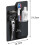 Adhesive Silicone Toothbrush Toothpaste Wall Mount Razor Hanger Black Bathroom 1Pc 2