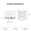 Tuya Zigbee Human Presence Detector with Holder  Human Body PIR Sensor MmWave  Microwave Motion Sensor Detect 6
