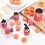 12-Piece Fruit Veggie Cutter Set Butterfly Embossing Biscuit Mold 5