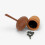 Silicone Pine Cone Tea Infuser Strainer Teapot Set 4Pcs Brown 2