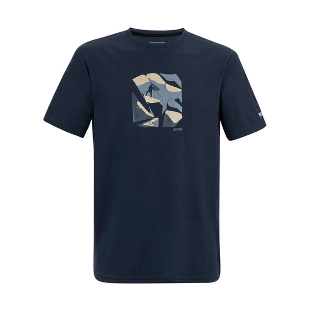 Regatta (M, Navy) Mens Fingal Rock Climber T-Shirt