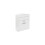 1832D60 Exterior Letter Box - Compact White Steel 1