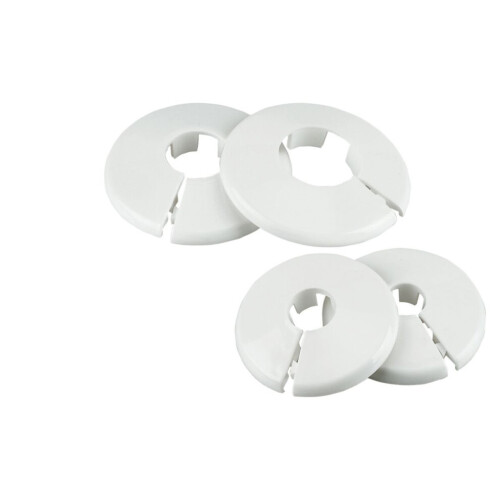 10mm Pipe Collar White 10 Pack
