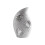 Modern Silver Vase with Decorative Leaf Pattern H25.3cm 2