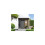 1832D60 Exterior Letter Box - Compact White Steel 4