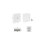 1832D60 Exterior Letter Box - Compact White Steel 3