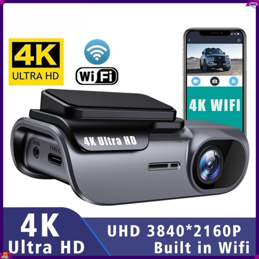 4K Wifi Dash Cam 24H Night Vision Rec 4048712648444