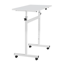 Mesa Ajustável em Altura 810x410 mm-Duoku-para Teletrabalho, Laptops e Casa, Branca