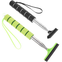 2St Lichtgewicht Squeegee Voor Auto Achteruitkijk- En Zijspiegel