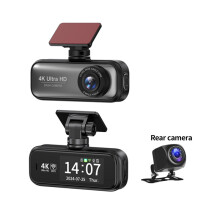 4K Ultra HD Dual Lens WiFi Mini Car Dash Cam Recorder