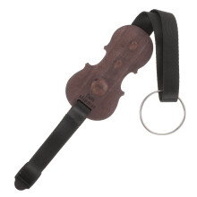 1 Antislip Cello Endpin Houder Met Duurzame Doek in Koffie