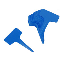 100St Blauwe Plastic Plantmarkers Duurzaam Herbruikbaar Voor