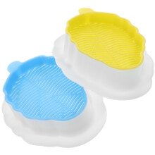 2St Hydroponische Kattengras Met Krasvrije Kunststof Houder