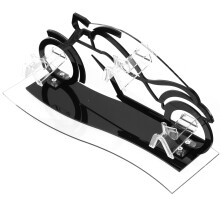 1Zwart Motorfiets Brilhouder Multifunctioneel Brillendisplay