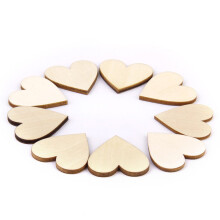 50St Hartvormige Schijfjes Beige Voor Knutselprojecten En Decor
