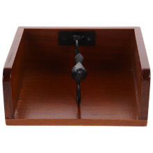 1Moderne Napkin Stand Voor Donkerrood Ijzer