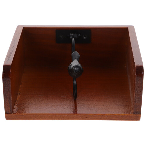 1Moderne Napkin Stand Voor Donkerrood Ijzer