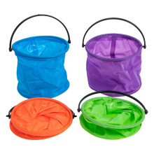 4St Opvouwbare PVC Emmer Voor Vissen En Penselen Wassen