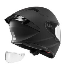 Capacete Integral Tamanho L-Duoku-Capacete de Moto Certificado DOT e ECE com Visor Transparente, Proteção para Adultos Motocross