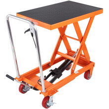 Hydraulische Tafelheftafel-Duoku-met 4 Wielen en Antislipoppervlak voor Transport en Handling van Materialen