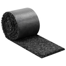 Rullo di Pacciame in Gomma 356x14 cm-Duoku-Tappeto Adattabile per Sistemazione Paesaggistica, Viali, Bordure, Giardini, Piante