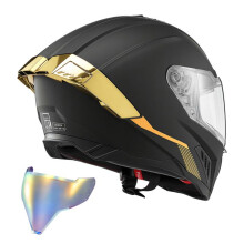 Capacete Integral XL para Moto-Duoku-Homologado DOT e ECE, Proteção para Adultos em Motocross, Deslocamentos Diários e Viagens