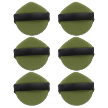 6St Groene Blending Sponge Hydrofiel Voor Foundation En Cream