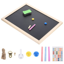 1Set Corkboard Met Dubbelzijdig Ontwerp Voor Memo En Berichten