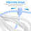 24St Multifunctionele Siliconen Snoerorganizers Met Elastisch Ontwerp 4