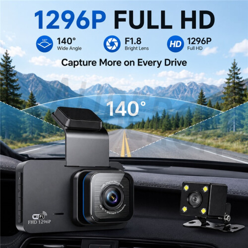 3-Inch Wifi Dashcam 1080P Night Vision Car Dvr Recorder 1