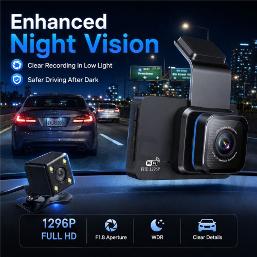 3-Inch Wifi Dashcam 1080P Night Vision Car Dvr Recorder 2
