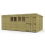 17 x 10 Pent Shed Tanalised (Double Door, With Windows) 2