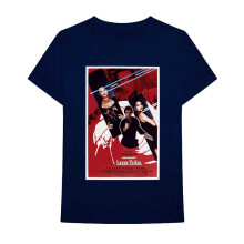 (S, Navy Blue) James Bond Unisex Adult Licence To Kill Poster Cotton T-Shirt