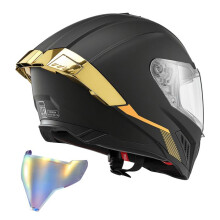 Capacete Integral Tamanho M-Duoku-Capacete de Moto Certificado DOT e ECE, Ideal para Motocross, Deslocamentos Diários e Viagens