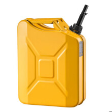 Jerrican Metálico 20 L para Combustível - Duoku - Fluxo Rápido 6 L/min, Reservatório Robusto para Carros, Motos, UTV, Tratores, Amarelo