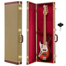 Estuche Rígido para Guitarra Eléctrica 991 mm-Duoku-Diseñado para Tele/ST, para el Transporte y Almacenamiento, con Carcasa de Madera Robusta