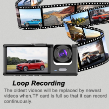 1080P Car Dash Cam 2 3 Lens Vehicle Recorder Night Vision