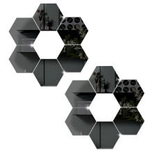 Carreaux muraux en miroir acrylique, feuilles de miroir incassables, miroir sans verre pour salle de bain, carreaux de miroir auto-adhésifs faciles