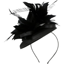 Elegant blomsterpannebånd fascinatorhatt for kvinner lett teselskapstilbehør
