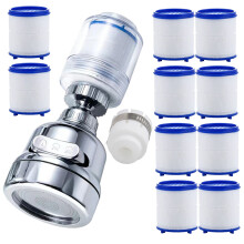 1Set Anti-Spetter Kraanfilter Met Transparante Filterbuis