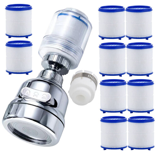 1Set Anti-Spetter Kraanfilter Met Transparante Filterbuis