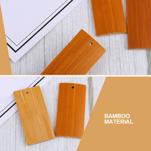 25St Lege Bamboe Sleutelhanger Labels Voor Eigen Ontwerp 2