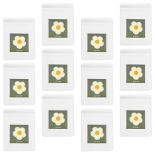 50St Herbruikbare Sieraden Opbergzakken Met PVC Sluiting, Transparant