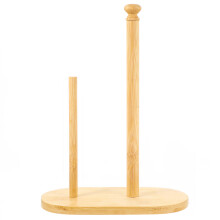 Khaki Paper Towel Stand Van Bamboo Voor Keuken En Woonkamer
