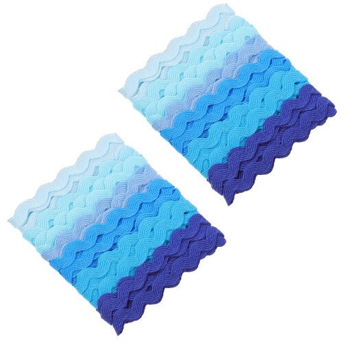 2St Golfrand Trimlint Polyester, Duurzaam Voor Handmade Projecten