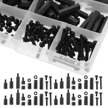 1Set Nylon Standoff En Moeren Assortiment Voor Bevestiging En Montage
