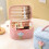 2St Roze Gewatteerde Make-Up Travel Organizer Vrouw 9